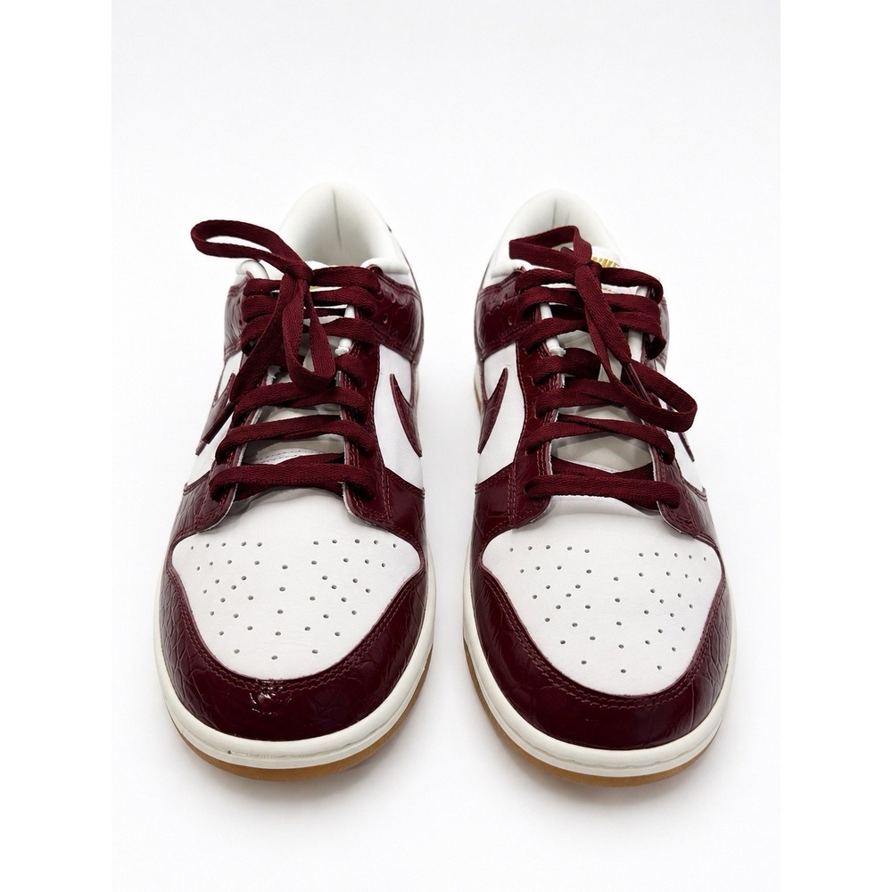 Nike Dunk Low LX WMNS Team Red Croc FJ2260-004 W12.5 M11 New No Box